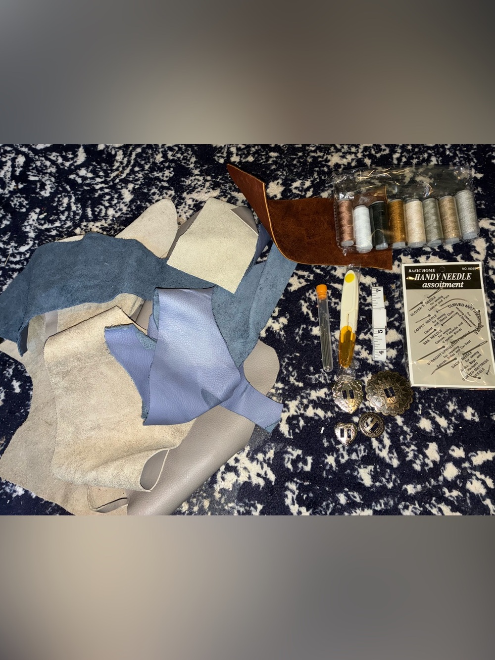 Assorted Leather Craft Set